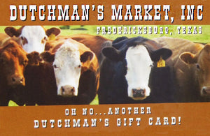 Dutchman's Market Gift Card